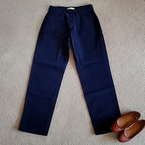 Lee Relaxed Straight Leg Navy Pants Size 6